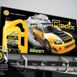 Radix Oil -billboard design